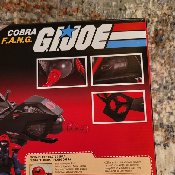 G.I. Joe Retro Collection Cobra F.A.N.G. FANG BRAND NEW Walmart Exclusive Toy - Picture 7 of 12